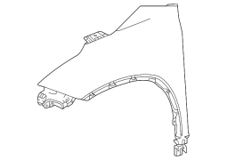 Toyota 	Highlander  - Qabaq sol qanad