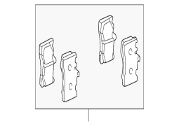 Disc Brake Pad Set Front - Lexus (04465-50240)