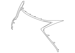 Lexus ES300h - Qabaq Üst Barmaqlıq Kalıplama