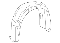 Toyota 	Camry  - Qabaq Sol Qamçıq Sıçrama Qalxanı