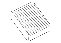 Lexus OE 871390E040 - Kabin hava filtri