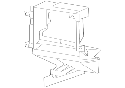 Toyota  Land Cruiser	 - Ön İrəli Radiator Dəstəyi Hava Kanalı