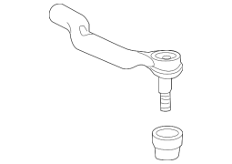 Honda OE 53560TA0A01 - Sol xarici sükan çarxının sonu