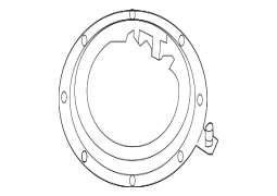 Mazda OE GHP94216X - Yanacaq çəninin kilid halqası