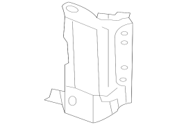 Mazda OE L2075433XB - Ön Sol Arxa Bamper Zərbə Çubuğu Kronşteyn
