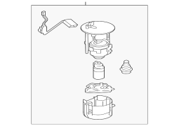 Mazda OE PE1A1335X - Elektrikli Yanacaq Pompası
