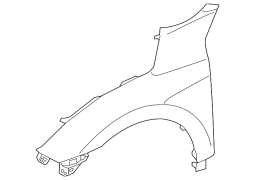 Replace® HO1241192PP - Ön Sərnişin Yan Qapağı