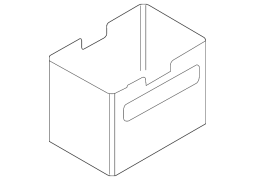 Mazda OE L33G1859XB - Akkumulyator qapağı