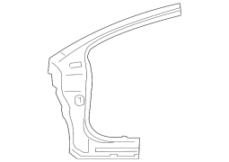 Mazda OE TDY171221D - Sol Bədən A sütunu