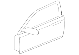 Mazda OE TDY15902XM - Ön Sol Xarici Qapı Qapağı