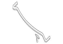 Mazda OE TD1156760B - Arxa kapotun möhürü