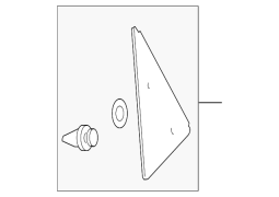 Mazda OE EG2150M40A - Arxa Sol Qapı Açıq Qapağı