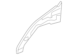 Honda OE 60614SWAA00ZZ - Qabaq Sağ Yuxarı Çarpma Ray