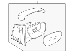 Mazda OE TD1469121 - Ön Sağ Qapı Güzgüsü