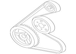 Mazda OE ZZC318381A - Serpantin kəməri