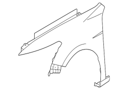 Replace® HO1240173PP - Ön Sürücü Yan Çamurluğu