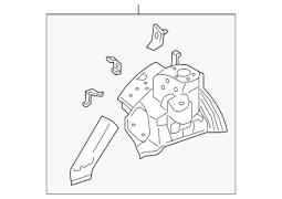 Honda OE 60650T0G315ZZ - Sağ Qabaq Önlük Apronu