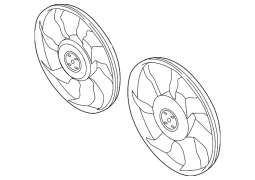 Mazda OE PE2115140 - Sağ Mühərrikin Soyuducu Fan Bıçağı