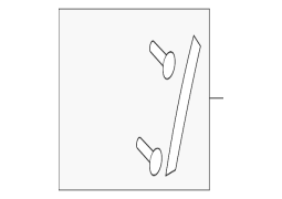 Mazda OE TD1151W70D - Qabaq Sağ Bufer Künc Qapağı