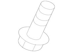 Mazda OE 9YA02A612 - Qapı güzgüsü boltu