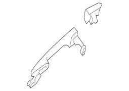 Mazda OE GS1F59410K54 - Ön Sol Xarici Xarici Qapı Dəstəyi