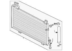 Mazda OE GHP961480B - Kondisioner Kondensatoru