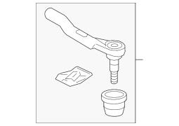 Honda OE 53560T5R003 - Sol xarici sükan çarxının sonu