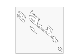 Mazda OE EG2164280D02 - Alət Paneli Kəsmə Paneli
