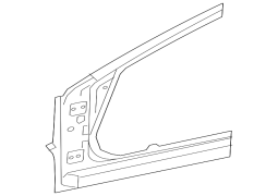Mazda OE GHY371221 - Sol xarici gövdə A sütunu