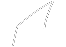 Mazda OE BBM459605 - Ön Sol Pəncərə Kanalı