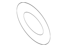 Mazda OE CY0140306 - Egzoz Borusu Bağlayıcı Contası