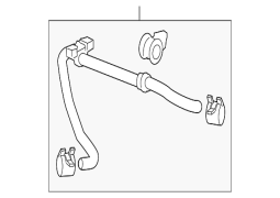 Honda OE 46402SWAA01 - Əyləc vakuum şlanqı