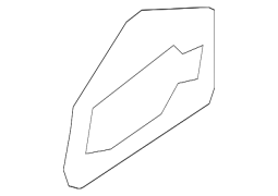 Honda OE 72144T2AA21 - Ön Sağ Arxa Xarici Qapı Dəstəyi Qapağı