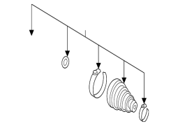 Honda OE 44017STKA00 - Ön Daxili CV Birgə Çəkmə
