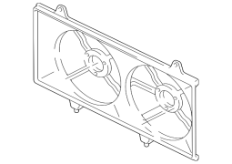 Mazda OE L3BT15210 - Mühərrikin soyuducu fan örtüyü
