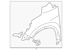 Replace® HO1240184V - Ön Sürücü Yan Çamurluğu