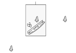 Mazda OE EG2168930B02 - Arxa yuxarı qaldırıcı qapaq örtüyü