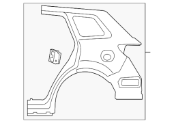 Mazda OE TDY171410E - Arxa Sol Rüb Panel