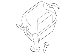 Mazda OE CA2340200 - Sol səsboğucu