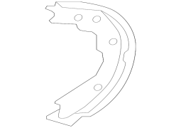 Honda OE 43154STXA01 - Arxa sağ dayanacaq əyləci ayaqqabısı