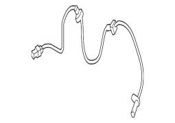 TRQ® BSA70427 - Ön Sərnişin Yan ABS Təkər Sürət Sensor dəsti