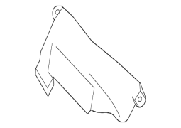 Mazda OE EH64561Y1 - Ön Radiator Dəstəyi Sıçrama Qalxanı