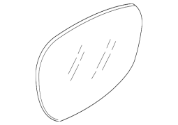 Mazda 5  - Ön Sağ Qapı Güzgü Şüşəsi