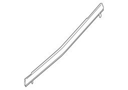 Mazda OE TD1150670 - Arxa Sol Xarici Qapı Kəməri Kalıplama