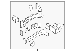 Honda OE 60910SZAA00ZZ - Ön Sol Çərçivə Yan Üzvü