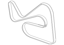 Mazda OE ZZC518381A - Serpantin kəməri