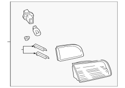 Mazda OE TE69513F0B - Arxa sağ daxili dönmə siqnal işığı