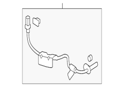 Honda OE 57470SZAA02 - Arxa sağ ABS təkər sürət sensoru