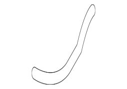 Mazda OE BP4M67501 - Arxa qaldırıcı yuyucu şlanq