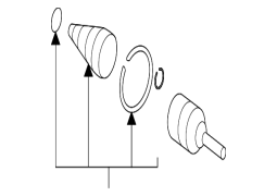 Honda OE 44014SWA020 - Ön Xarici CV Birgəsi
